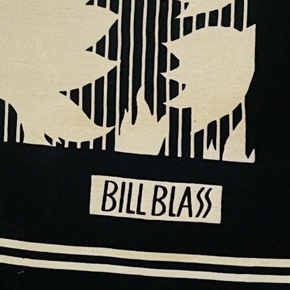 Vintage Bill Blass Floral Silk Scarf - Picture 2 of 2